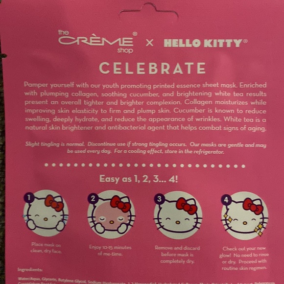 2/$30 Hello Kitty Face Mask - Picture 5 of 5